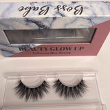 Boss Babe lashes, what can we say, you will feel like a boss in these lashes.  You will be turning heads with these lashes. Super fluffy, dramatic, soft, bold but feminine, a beauty in their own right.  Our lightweight, multilayered lashes will bring you that sultry glam into your life to complete your full glam makeup look.  These multi-layer lashes have been handcrafted to enhance and emphasise the beauty of your eyes.   These lashes are reusable for up to 25 to 30 times if you follow our lash care guide.